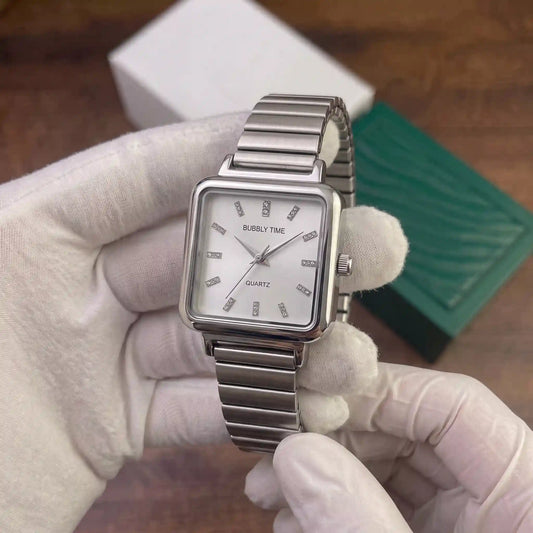 Luxury White Dial Women’s Watch image 1