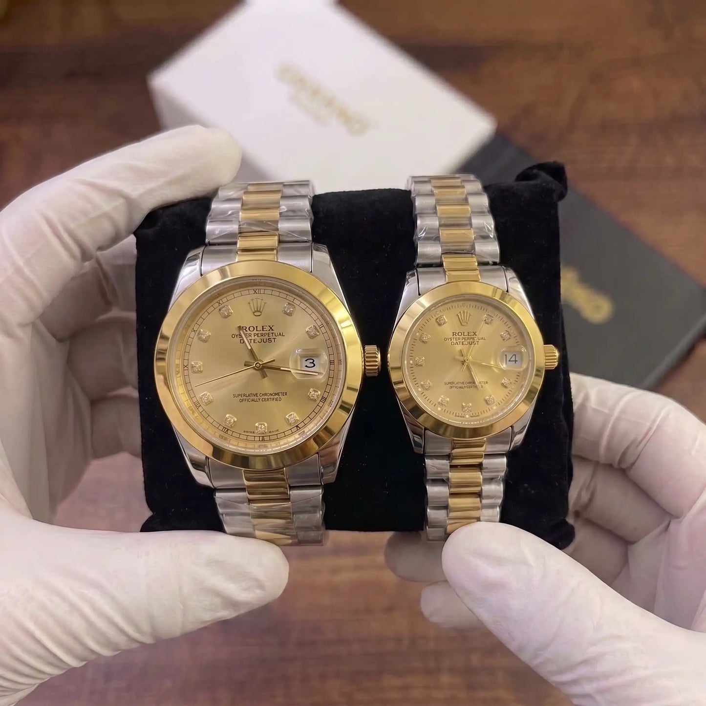 Rlx Couple Watch - Golden Dial image 0