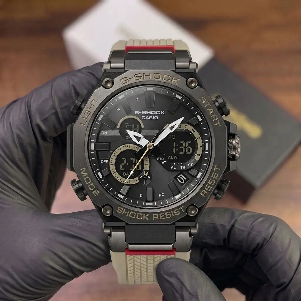 Casio G-Shock Gunmetal & Khaki Tan Edition