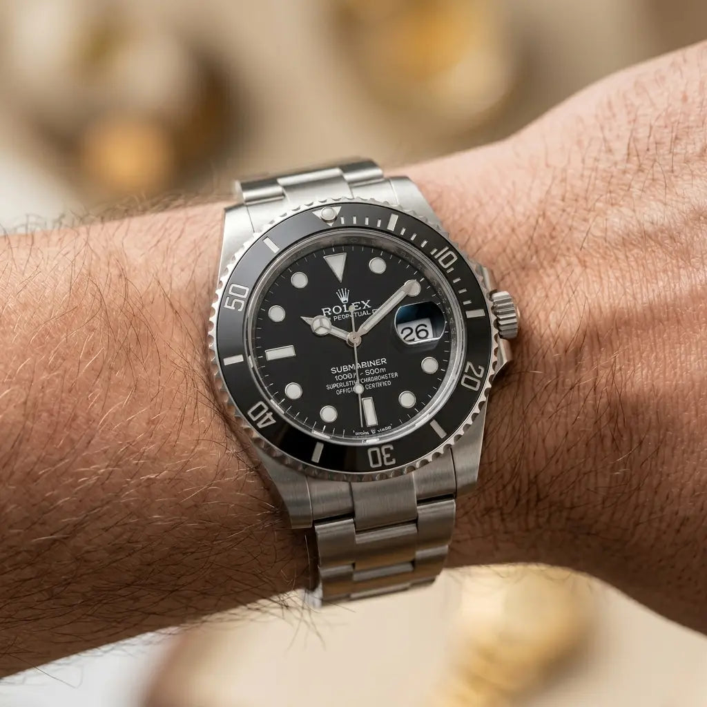 Rolex Submariner Black Dial Luxury Watch image 2
