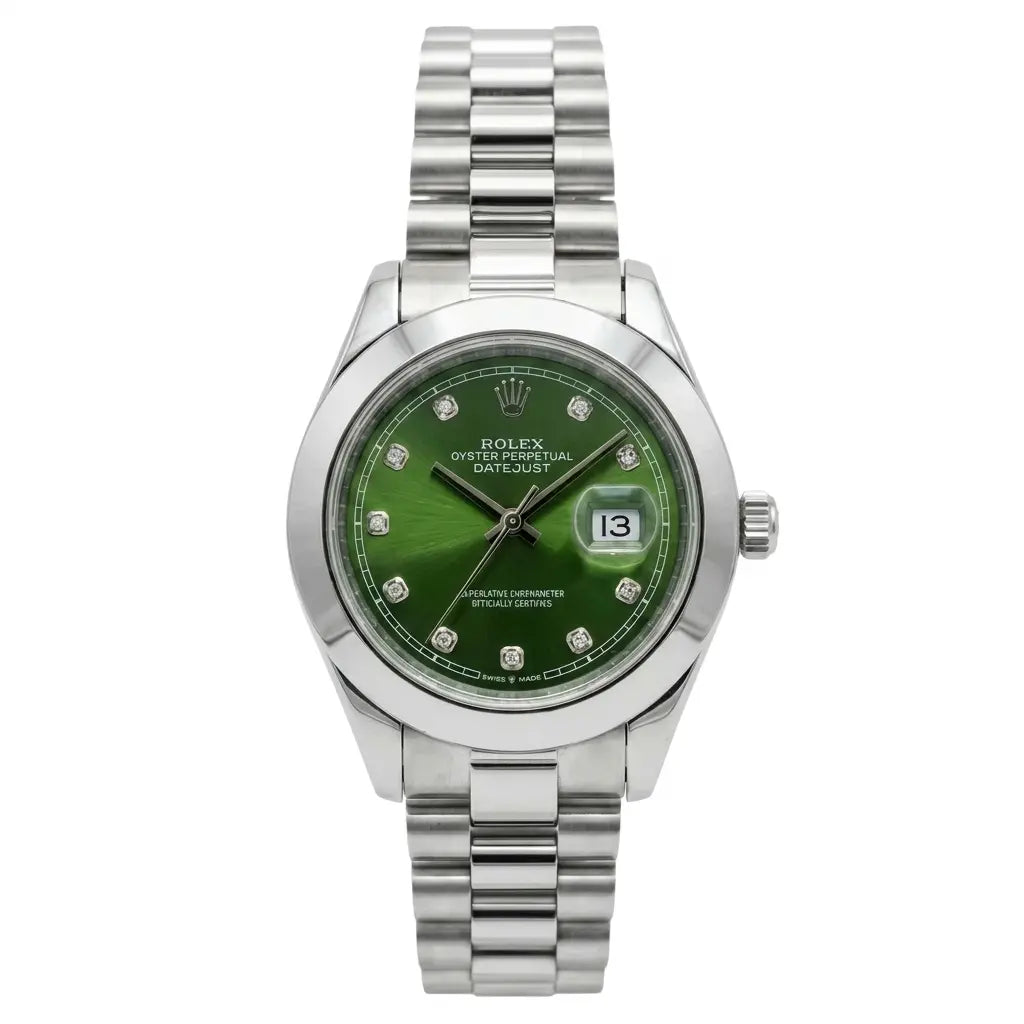 Rlx Men's Watch - Silver with Green Dial image 0