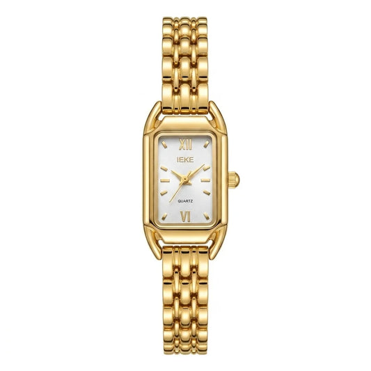 IEKE Vintage Rectangular Gold Watch for Women image 0