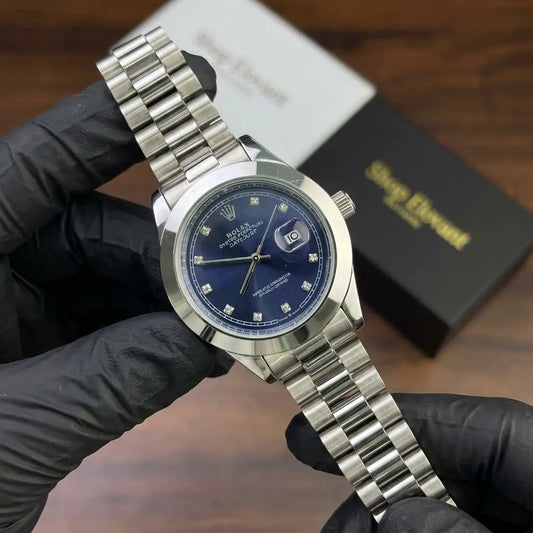 Rlx Men's Watch - Silver with Blue Dial image 1
