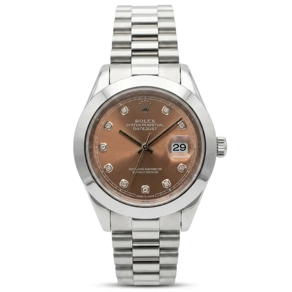 Rlx Men's Watch - Silver with Brown Dial image 0