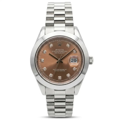 Rlx Men's Watch - Silver with Brown Dial image 0