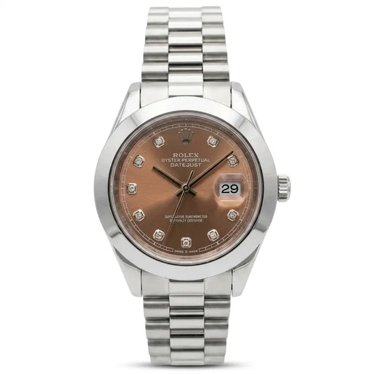 Rlx Men's Watch - Silver with Brown Dial image 0