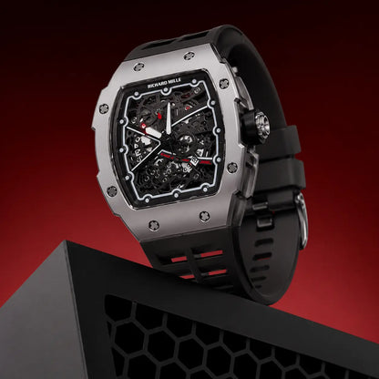 Richard Mille Skeleton Men's Luxury Watch - Grey image