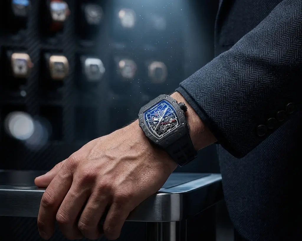 Richard Mille Skeleton Men's Luxury Watch image 3