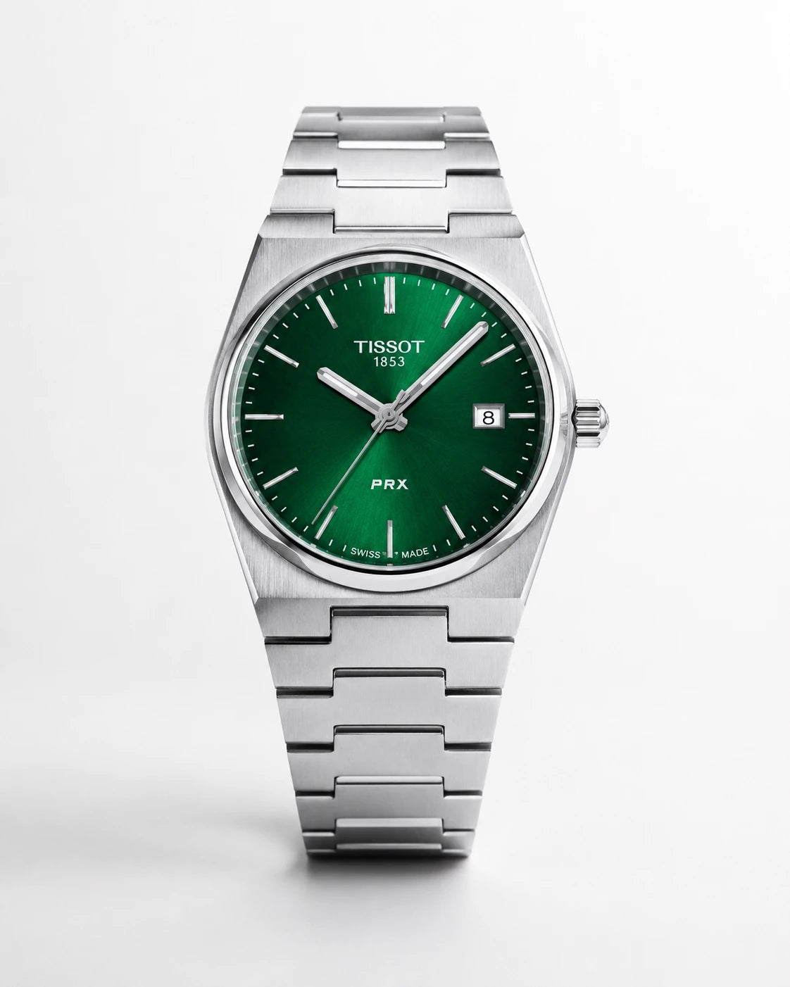 Limited Edition Tissot PRX Stainless Steel Men's Watch - Green image