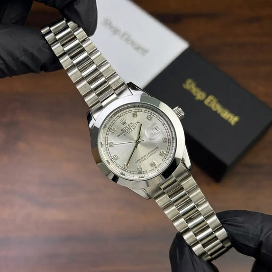 Rlx Men's Watch - Silver with White Dial image 1