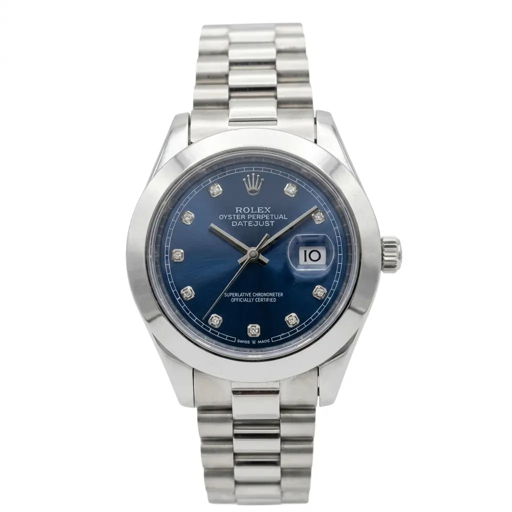 Rlx Men's Watch - Silver with Blue Dial image 0