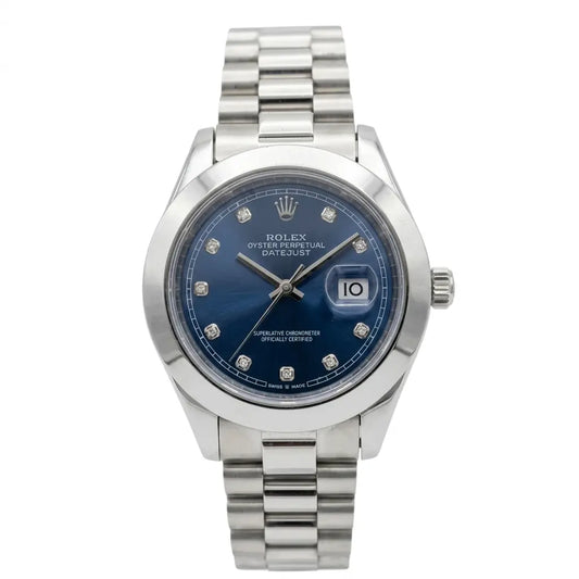 Rlx Men's Watch - Silver with Blue Dial image 0