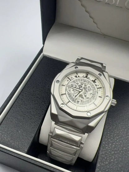 Hublot Diamond cut Stainless Steel Men's watch image 3