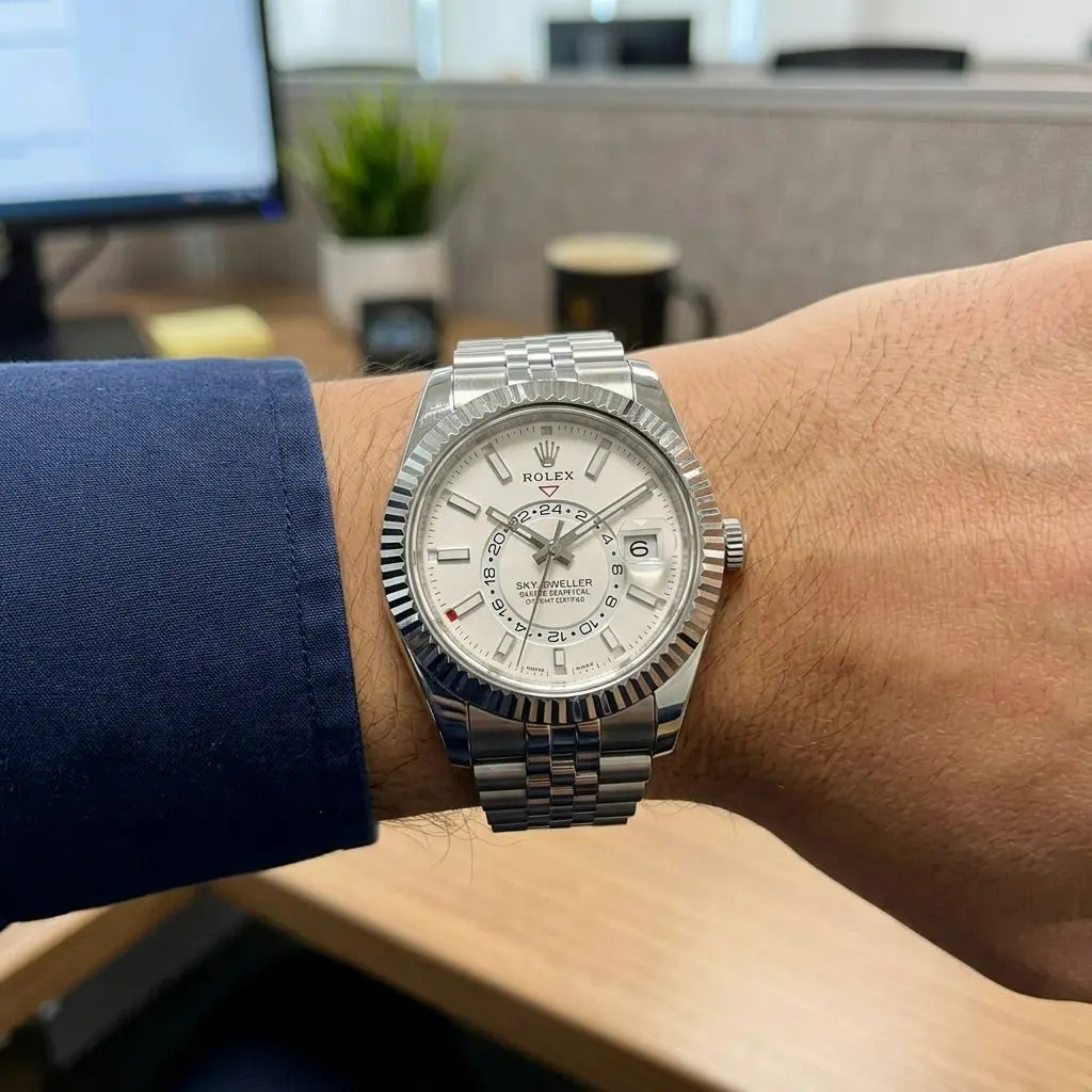 Rolex Sky-Dweller Silver Luxury Watch image 2