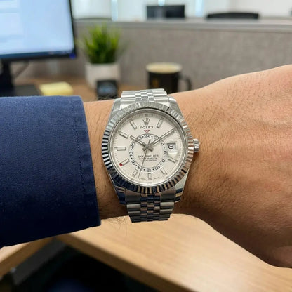 Rolex Sky-Dweller Silver Luxury Watch image 2