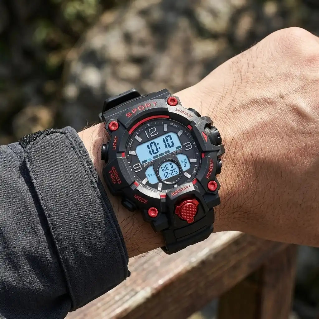 Elovant Military Style Men's Tactical Water Resistant Sports Watch image 1