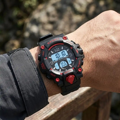 Elovant Military Style Men's Tactical Water Resistant Sports Watch image 1
