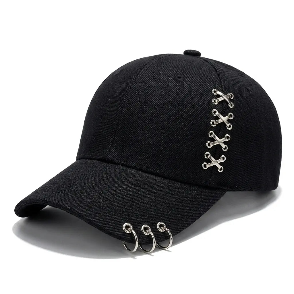 Black Korean Style Baseball Cap for Men & Women