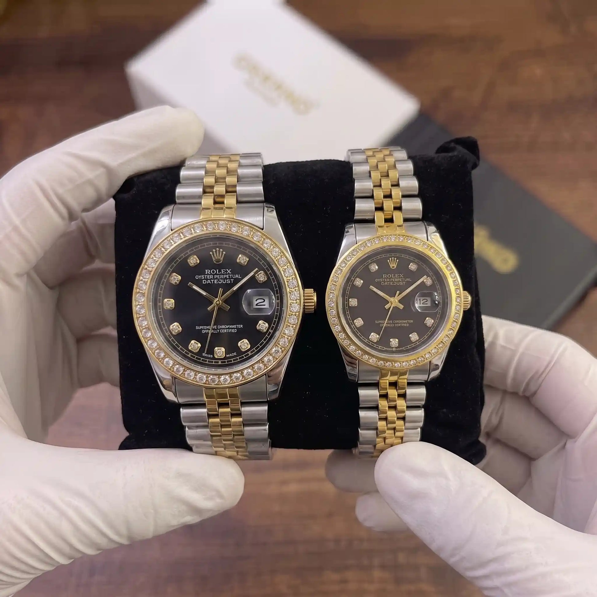 Rlx Luxury Couple Watch -  Black Dial image 0