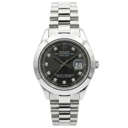 Rlx Men's Watch - Silver with Black Dial image 0