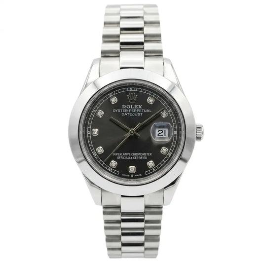 Rlx Men's Watch - Silver with Black Dial image 0