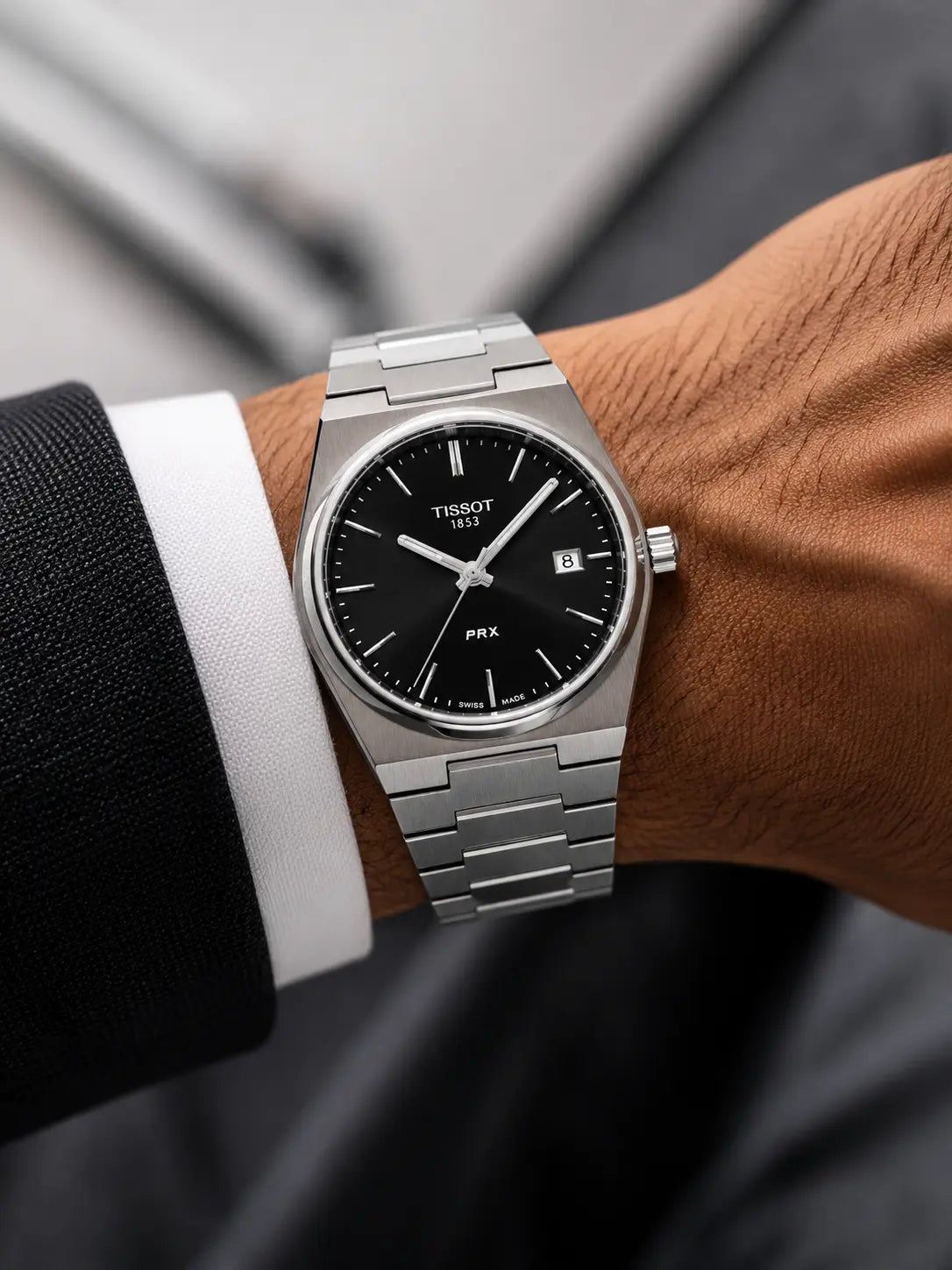 Limited Edition Tissot PRX Stainless Steel Men's Watch image 1